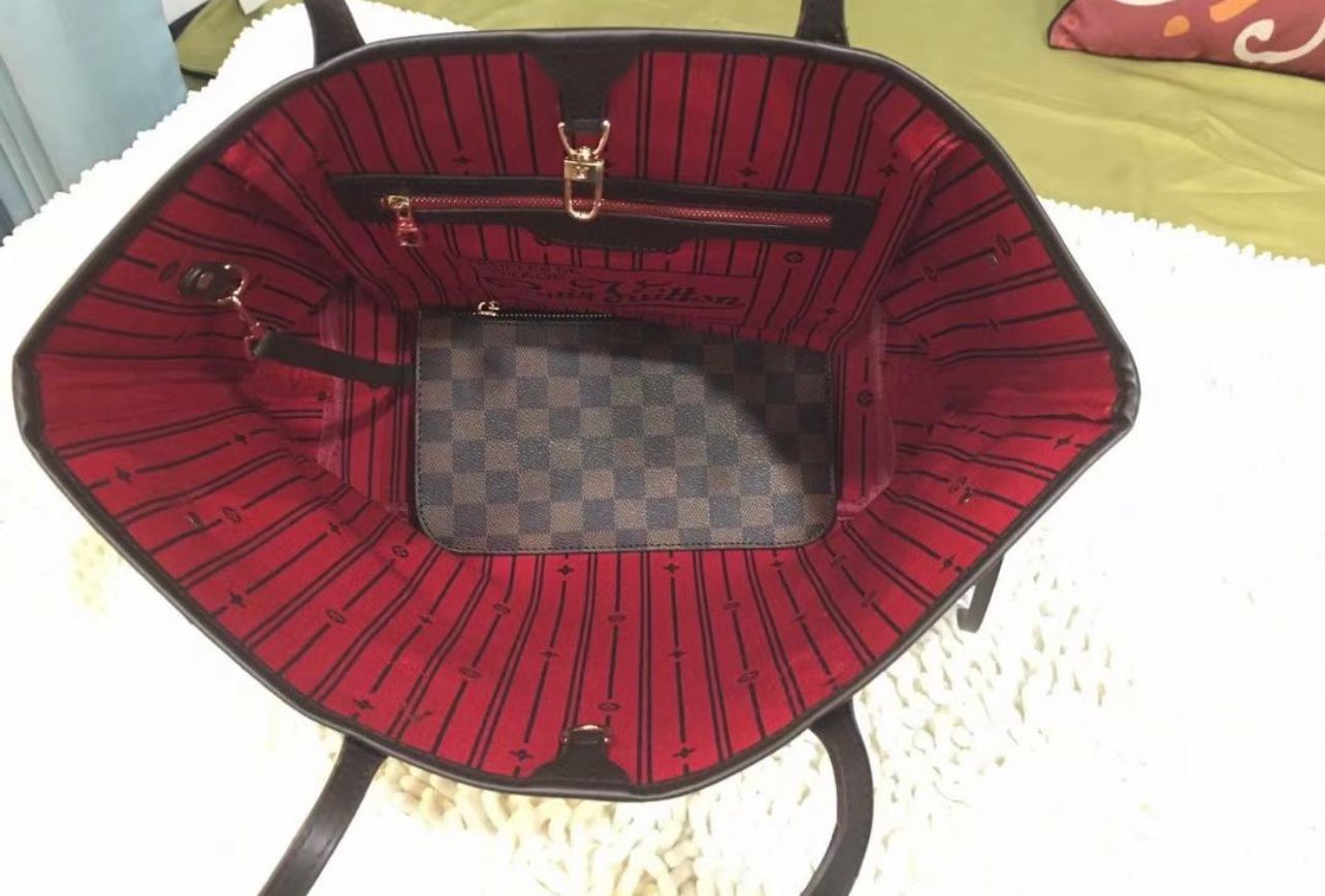 LV Neverfull Bag - Pink Bling Accessories