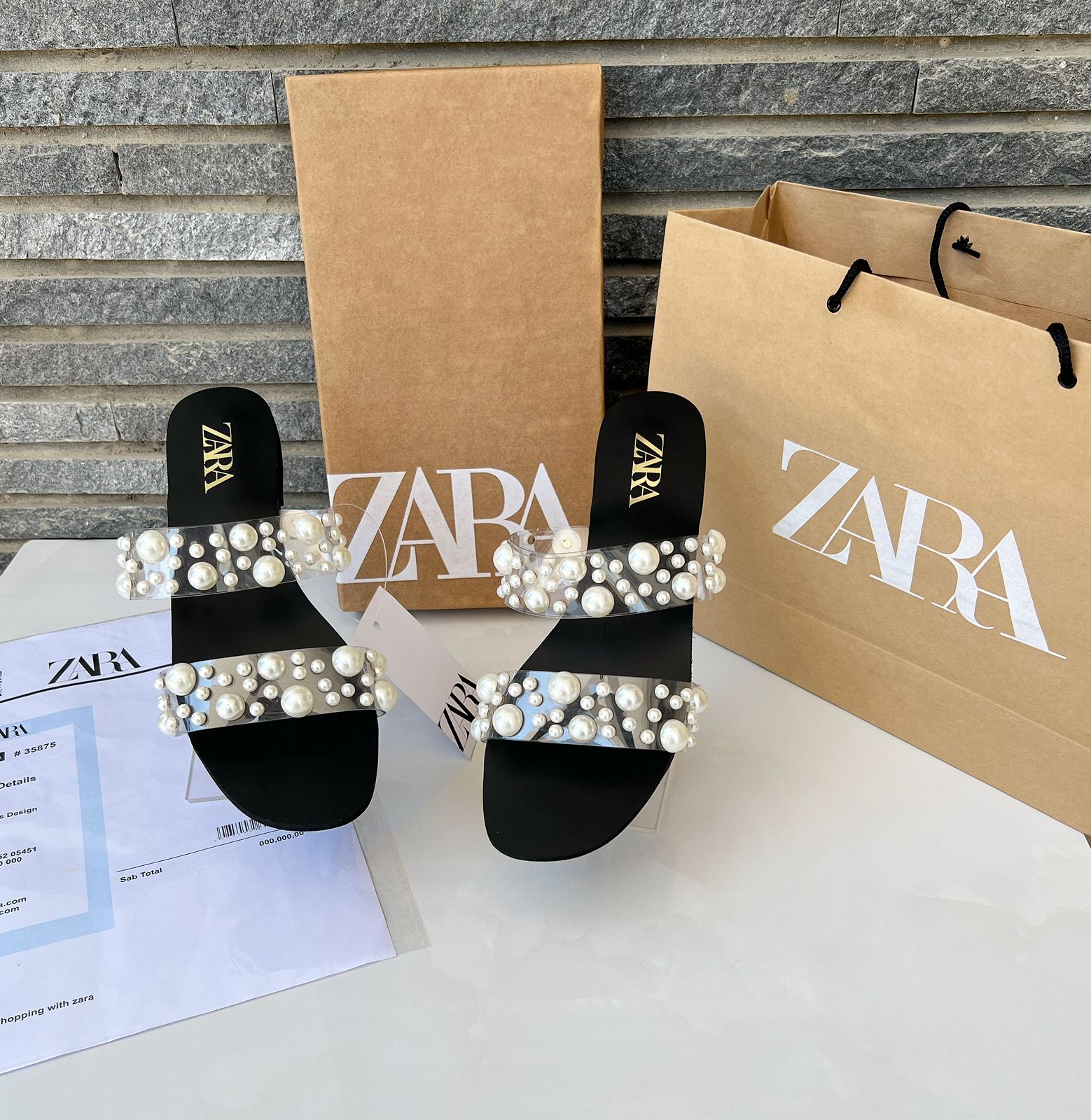 ZARA Original PEARLS Flat - Image 2