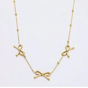 Pretty Bow Necklace