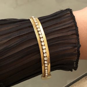 Double Chain Bling Bracelet